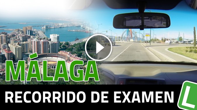 Recorridos de examen para el carnet de conducir en Málaga